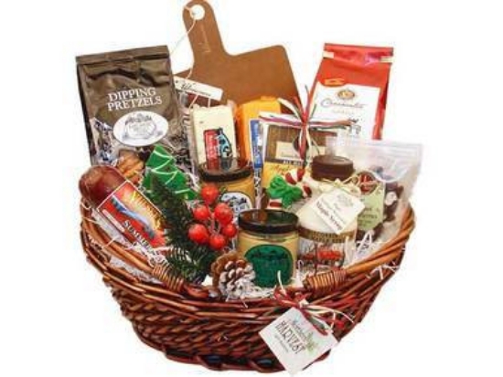 Picture of Wisconsin Gifts For Sharing Christmas Basket